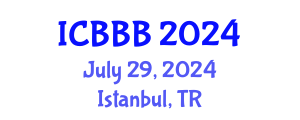 International Conference on Bioscience, Biotechnology, and Biochemistry (ICBBB) July 29, 2024 - Istanbul, Turkey