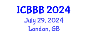 International Conference on Bioscience, Biotechnology, and Biochemistry (ICBBB) July 29, 2024 - London, United Kingdom