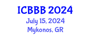 International Conference on Bioscience, Biotechnology, and Biochemistry (ICBBB) July 15, 2024 - Mykonos, Greece