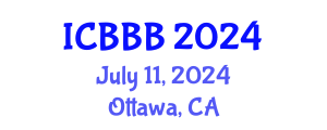 International Conference on Bioscience, Biotechnology, and Biochemistry (ICBBB) July 11, 2024 - Ottawa, Canada