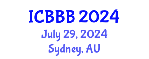 International Conference on Bioscience, Biotechnology, and Biochemistry (ICBBB) July 29, 2024 - Sydney, Australia