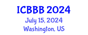 International Conference on Bioscience, Biotechnology, and Biochemistry (ICBBB) July 15, 2024 - Washington, United States