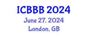 International Conference on Bioscience, Biotechnology, and Biochemistry (ICBBB) June 27, 2024 - London, United Kingdom
