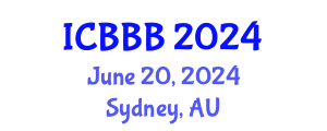 International Conference on Bioscience, Biotechnology, and Biochemistry (ICBBB) June 20, 2024 - Sydney, Australia