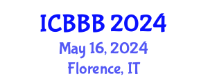 International Conference on Bioscience, Biotechnology, and Biochemistry (ICBBB) May 16, 2024 - Florence, Italy