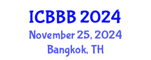 International Conference on Bioscience, Biotechnology, and Biochemistry (ICBBB) November 25, 2024 - Bangkok, Thailand