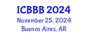 International Conference on Bioscience, Biotechnology, and Biochemistry (ICBBB) November 25, 2024 - Buenos Aires, Argentina