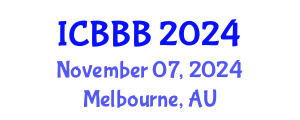 International Conference on Bioscience, Biotechnology, and Biochemistry (ICBBB) November 07, 2024 - Melbourne, Australia