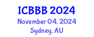 International Conference on Bioscience, Biotechnology, and Biochemistry (ICBBB) November 04, 2024 - Sydney, Australia