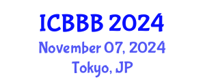 International Conference on Bioscience, Biotechnology, and Biochemistry (ICBBB) November 07, 2024 - Tokyo, Japan