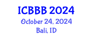 International Conference on Bioscience, Biotechnology, and Biochemistry (ICBBB) October 24, 2024 - Bali, Indonesia