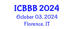 International Conference on Bioscience, Biotechnology, and Biochemistry (ICBBB) October 03, 2024 - Florence, Italy
