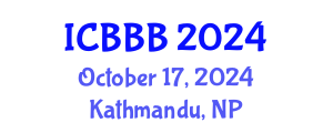 International Conference on Bioscience, Biotechnology, and Biochemistry (ICBBB) October 17, 2024 - Kathmandu, Nepal