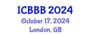 International Conference on Bioscience, Biotechnology, and Biochemistry (ICBBB) October 17, 2024 - London, United Kingdom