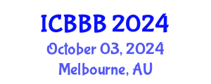 International Conference on Bioscience, Biotechnology, and Biochemistry (ICBBB) October 03, 2024 - Melbourne, Australia