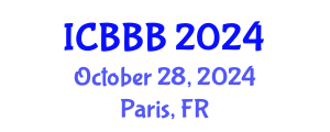 International Conference on Bioscience, Biotechnology, and Biochemistry (ICBBB) October 28, 2024 - Paris, France
