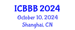 International Conference on Bioscience, Biotechnology, and Biochemistry (ICBBB) October 10, 2024 - Shanghai, China