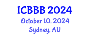 International Conference on Bioscience, Biotechnology, and Biochemistry (ICBBB) October 10, 2024 - Sydney, Australia