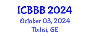 International Conference on Bioscience, Biotechnology, and Biochemistry (ICBBB) October 03, 2024 - Tbilisi, Georgia