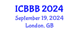 International Conference on Bioscience, Biotechnology, and Biochemistry (ICBBB) September 19, 2024 - London, United Kingdom