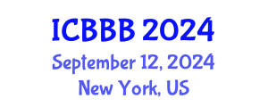 International Conference on Bioscience, Biotechnology, and Biochemistry (ICBBB) September 12, 2024 - New York, United States