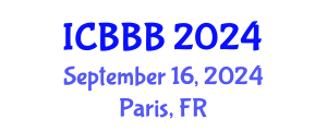 International Conference on Bioscience, Biotechnology, and Biochemistry (ICBBB) September 16, 2024 - Paris, France