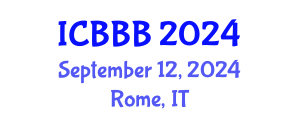 International Conference on Bioscience, Biotechnology, and Biochemistry (ICBBB) September 12, 2024 - Rome, Italy