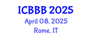 International Conference on Bioscience, Biotechnology, and Biochemistry (ICBBB) April 08, 2025 - Rome, Italy