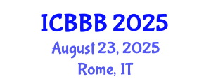 International Conference on Bioscience, Biotechnology, and Biochemistry (ICBBB) August 23, 2025 - Rome, Italy