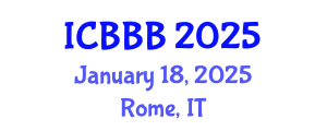 International Conference on Bioscience, Biotechnology, and Biochemistry (ICBBB) January 18, 2025 - Rome, Italy