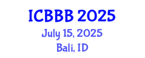 International Conference on Bioscience, Biotechnology, and Biochemistry (ICBBB) July 15, 2025 - Bali, Indonesia