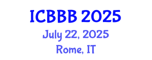 International Conference on Bioscience, Biotechnology, and Biochemistry (ICBBB) July 22, 2025 - Rome, Italy