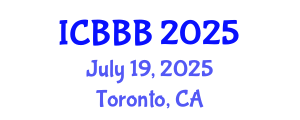 International Conference on Bioscience, Biotechnology, and Biochemistry (ICBBB) July 19, 2025 - Toronto, Canada
