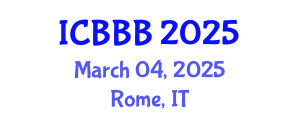 International Conference on Bioscience, Biotechnology, and Biochemistry (ICBBB) March 04, 2025 - Rome, Italy