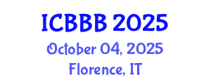 International Conference on Bioscience, Biotechnology, and Biochemistry (ICBBB) October 04, 2025 - Florence, Italy