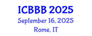 International Conference on Bioscience, Biotechnology, and Biochemistry (ICBBB) September 16, 2025 - Rome, Italy