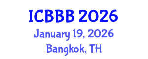 International Conference on Bioscience, Biotechnology, and Biochemistry (ICBBB) January 19, 2026 - Bangkok, Thailand International Conference on Bioscience, Biotechnology, and Biochemistry (ICBBB) January 19, 2026 - Bangkok, Thailand