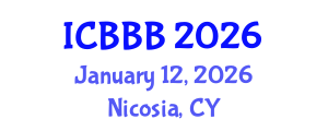 International Conference on Bioscience, Biotechnology, and Biochemistry (ICBBB) January 12, 2026 - Nicosia, Cyprus International Conference on Bioscience, Biotechnology, and Biochemistry (ICBBB) January 12, 2026 - Nicosia, Cyprus