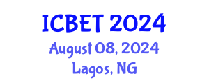 International Conference on Bioscience Engineering and Technology (ICBET) August 08, 2024 - Lagos, Nigeria