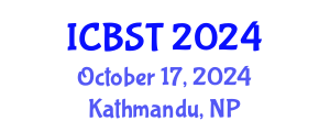 International Conference on BioSensing Technology (ICBST) October 17, 2024 - Kathmandu, Nepal