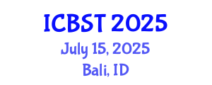 International Conference on BioSensing Technology (ICBST) July 15, 2025 - Bali, Indonesia