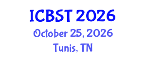 International Conference on BioSensing Technology (ICBST) October 25, 2026 - Tunis, Tunisia International Conference on BioSensing Technology (ICBST) October 25, 2026 - Tunis, Tunisia