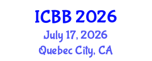 International Conference on Biosensors and Bioelectronics (ICBB) July 17, 2026 - Quebec City, Canada
