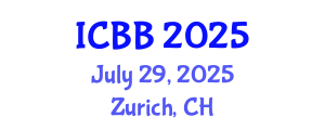 International Conference on Biotechnology and Biodiversity (ICBB) July 29, 2025 - Zurich, Switzerland