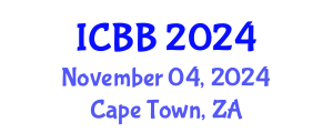 International Conference on Biotechnology and Bioengineering (ICBB) November 04, 2024 - Cape Town, South Africa