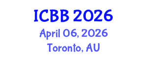 International Conference on Biotechnology and Bioengineering (ICBB) April 06, 2026 - Toronto, Australia International Conference on Biotechnology and Bioengineering (ICBB) April 06, 2026 - Toronto, Australia