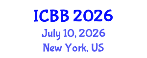 International Conference on Biotechnology and Bioengineering (ICBB) July 10, 2026 - New York, United States International Conference on Biotechnology and Bioengineering (ICBB) July 10, 2026 - New York, United States