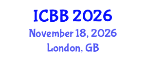 International Conference on Biotechnology and Bioengineering (ICBB) November 18, 2026 - London, United Kingdom International Conference on Biotechnology and Bioengineering (ICBB) November 18, 2026 - London, United Kingdom