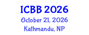 International Conference on Biotechnology and Bioengineering (ICBB) October 21, 2026 - Kathmandu, Nepal International Conference on Biotechnology and Bioengineering (ICBB) October 21, 2026 - Kathmandu, Nepal