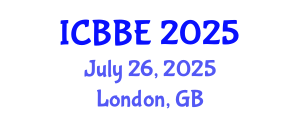 International Conference on Biotechnology and Biosystems Engineering (ICBBE) July 26, 2025 - London, United Kingdom